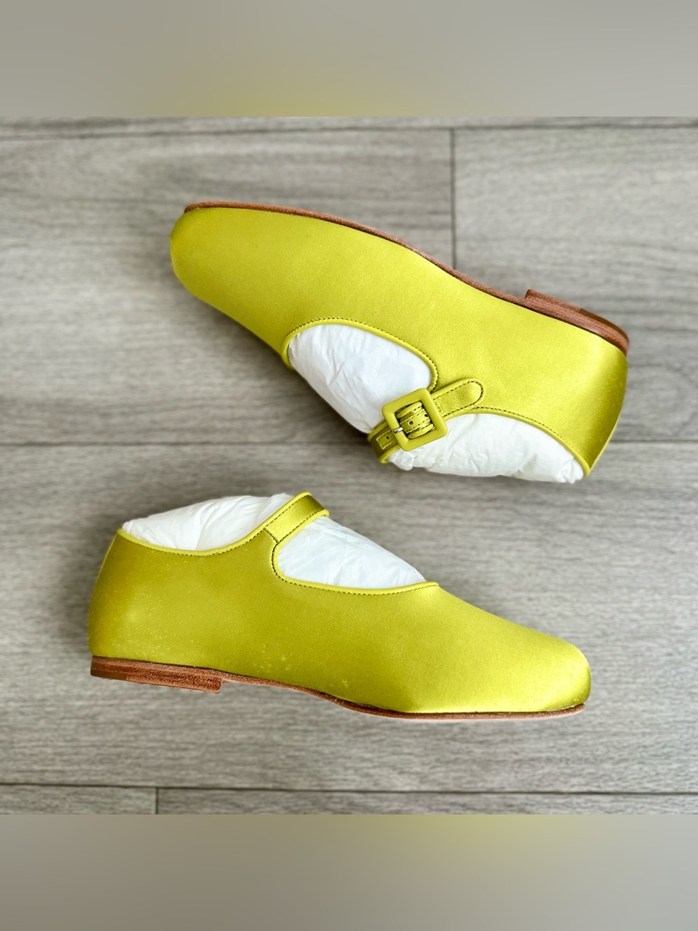 Sandy Liang & Heaven by Marc Jacobs Mary Jane Pointe in Ballet Satin NEW - Picture 11 of 13